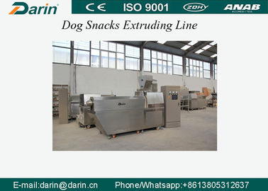 CE Certified Dental Care Pet Treat Dog Snack Chews Extruding Machine Dog Bone Processing Line with Capacity 200-250kg
