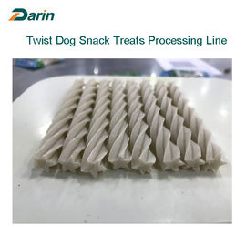 Automatic Twin Screw Dog Food Extruder Multi-Shape WEG Motor CE Certification