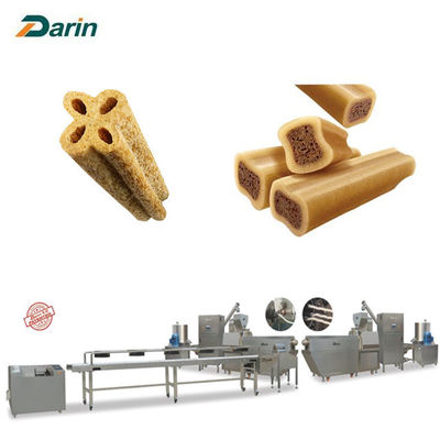 Single Screw Extruded 150kg/H Pet Food Processing Equipment