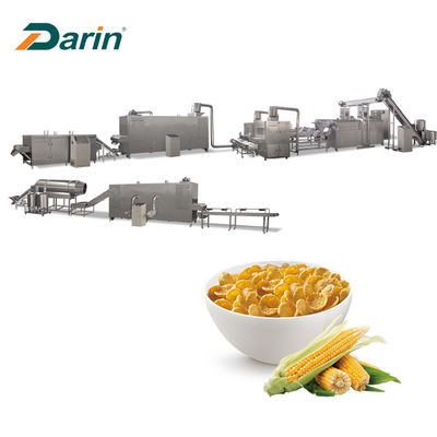 165kw 300kg/hr Corn Flakes Cereals Making Machine